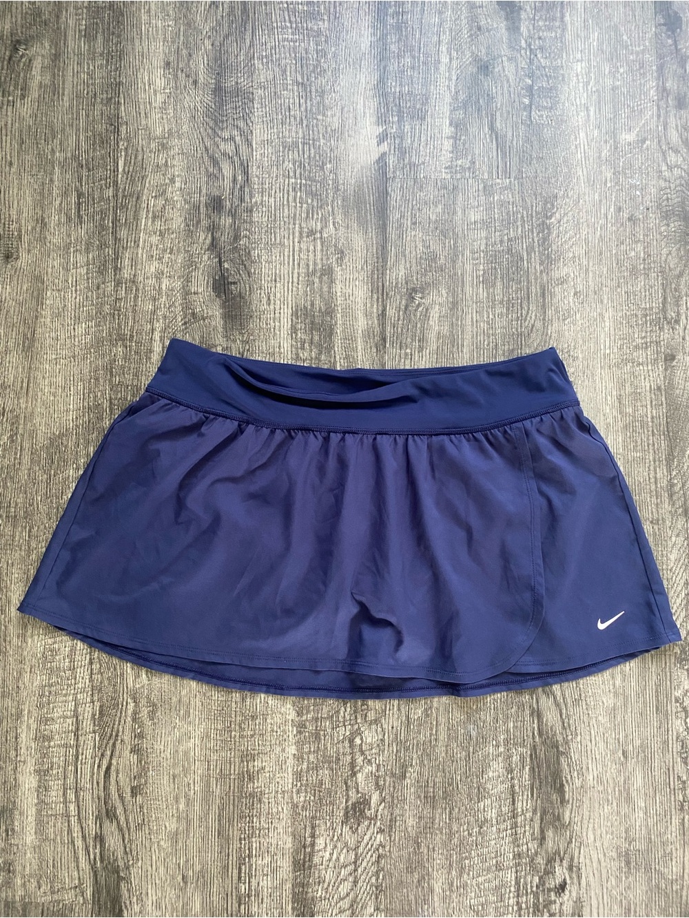 Nike Women's Navy Blue Swim Skirt Skirtini Bottom with Brief Plus Size 1X NWOT